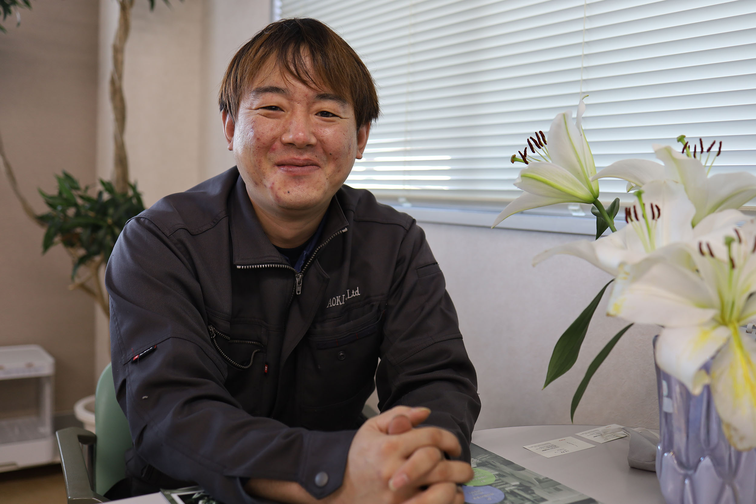 アオキシンテック柴田工場長